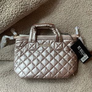 MZ Wallace Rose Gold Micro Sutton Bag